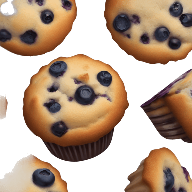 blueberry muffin emoji