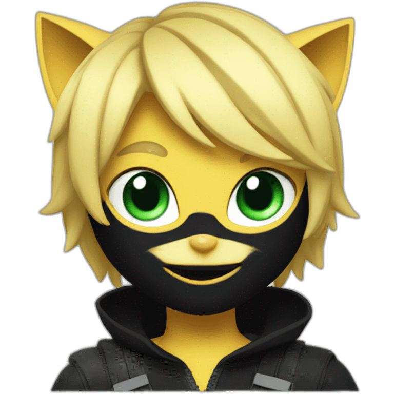 Miraculous cat noir emoji