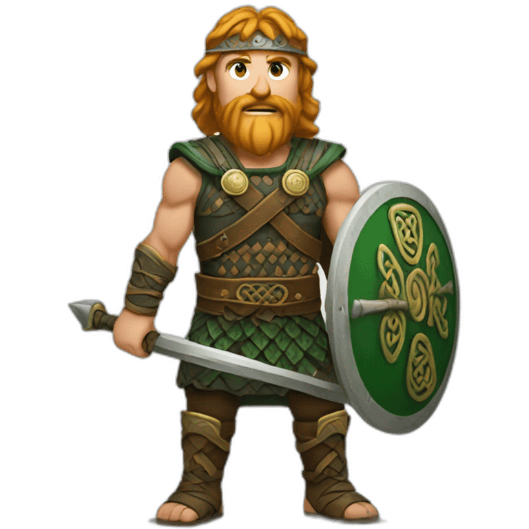 Celtic warrior emoji