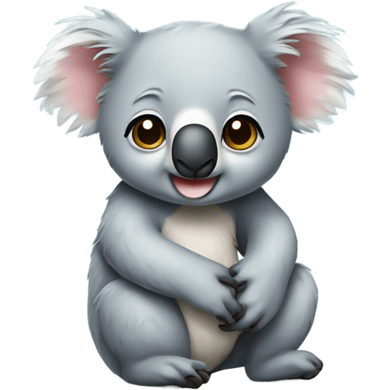 Koala in love  emoji