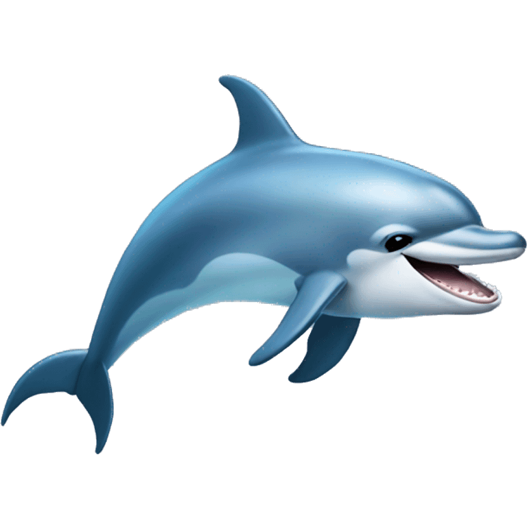 Laughing dolphin emoji