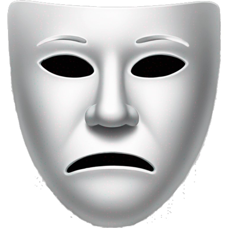 Theatre mask sad emoji