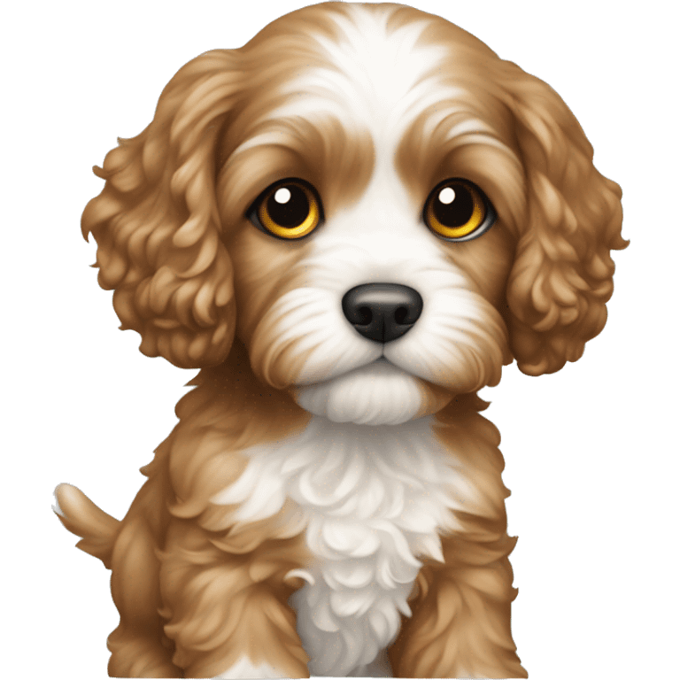 Cavapoo puppy emoji