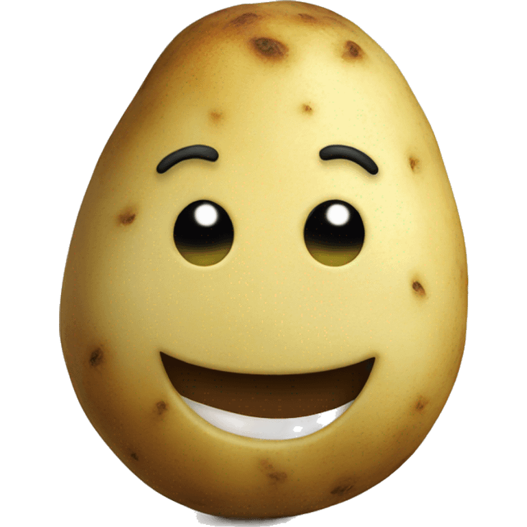 Smiley potato emoji