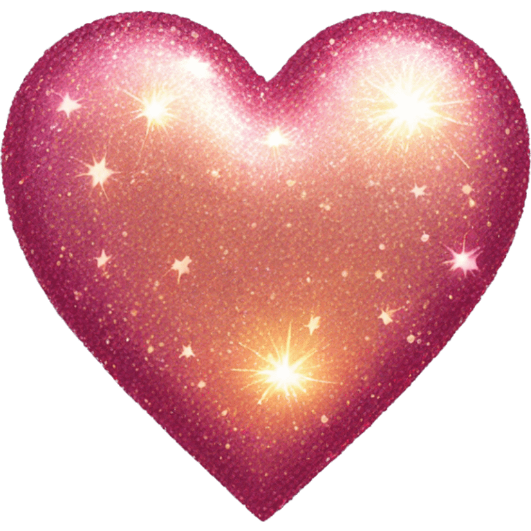 Sparkly heart emoji