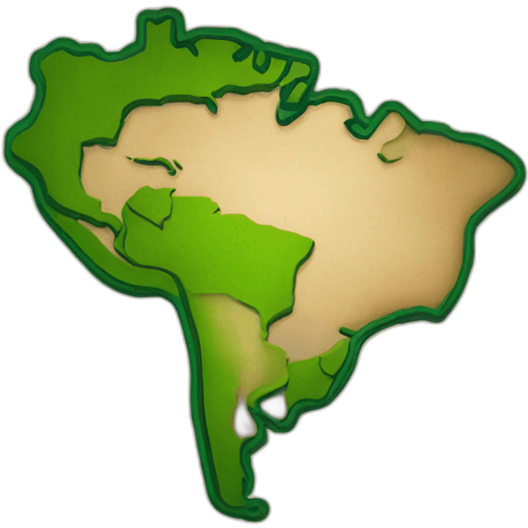 mapa latinoamerica emoji