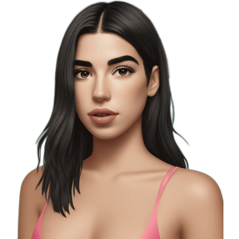 Dua lipa in pool emoji