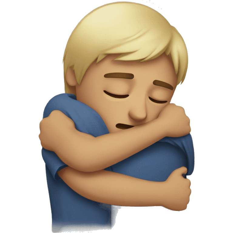 Sad hug emoji