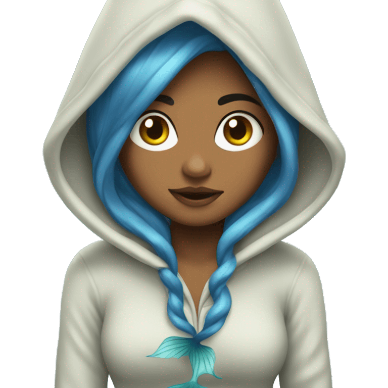 a mermaid with a hoodie  emoji