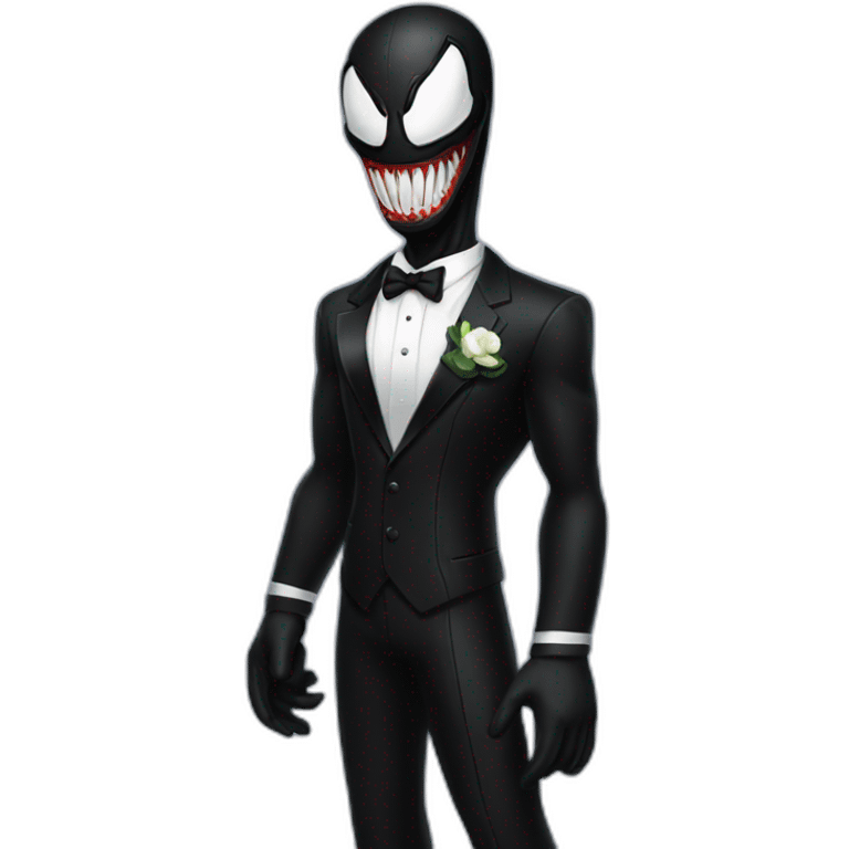 Marvel venom wear tuxedo emoji