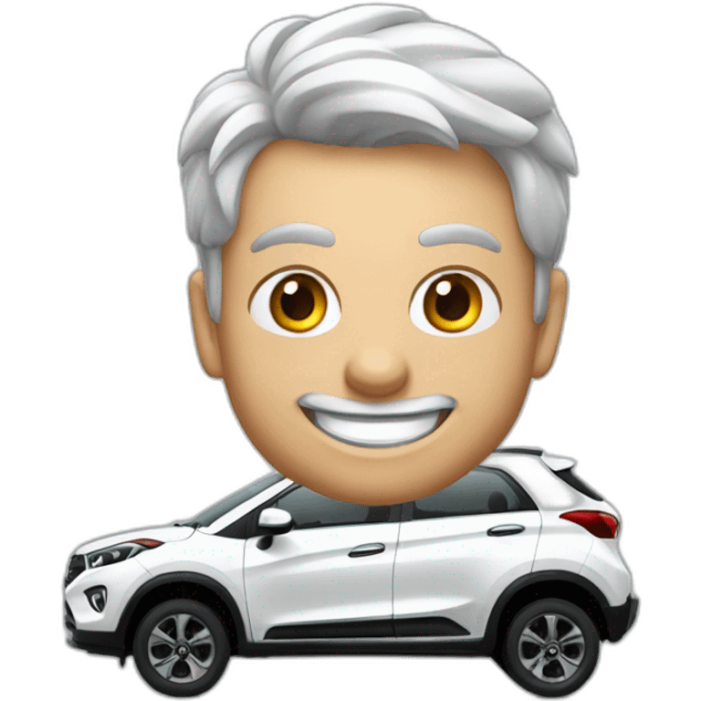 white tata nexon emoji