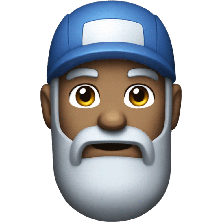 Mega Man with Grey Beard emoji