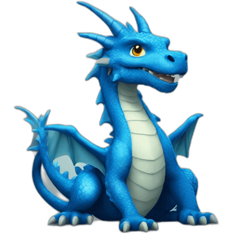 Blue dragon  emoji