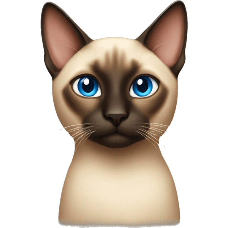 Siamese cat in apple emoji emoji