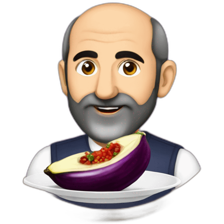 pashinyan eats aubergine emoji