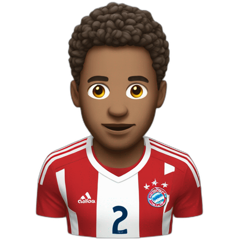 bayern münchen player running big head emoji