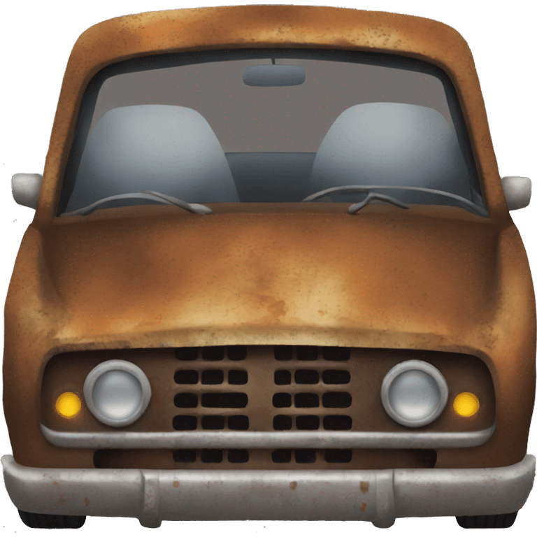 rusted car emoji