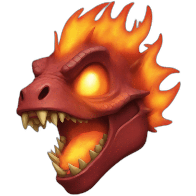 Fire-dino-demon emoji