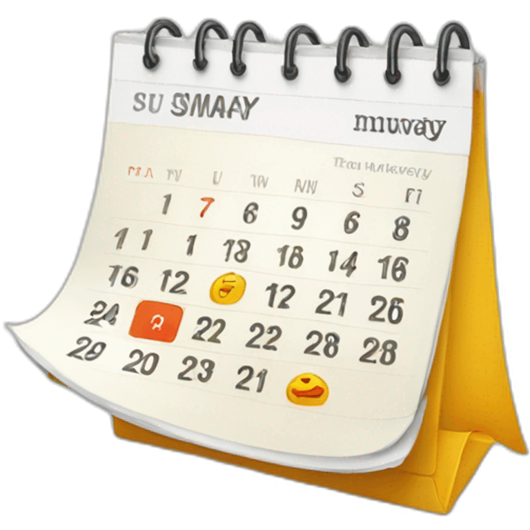 calendar day emoji