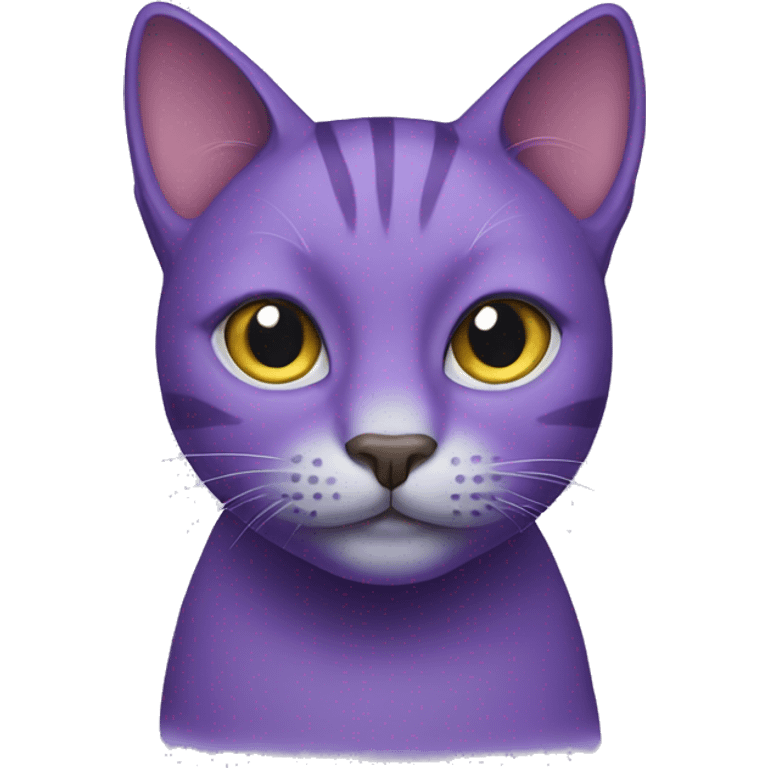 Purple cat emoji