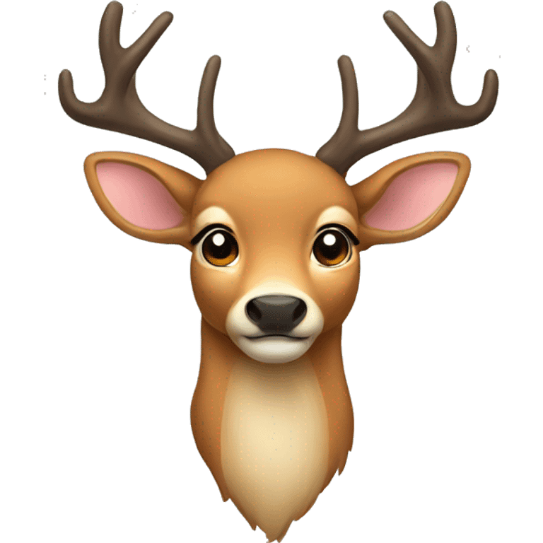 deer with bow emoji