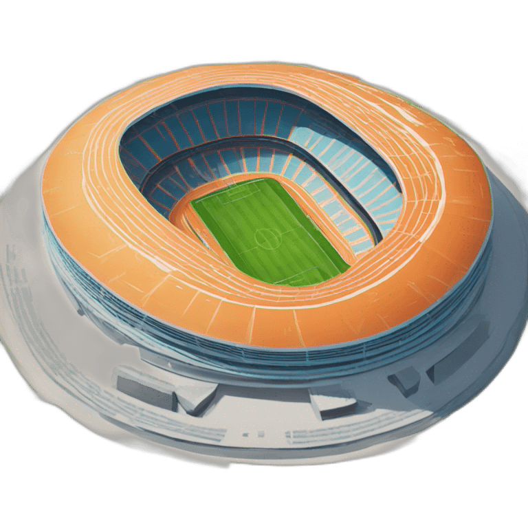 Orange Vélodrome Stadium Of Marseille emoji