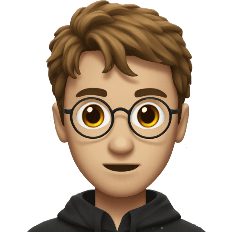 Harry potter with scar on forehead emoji