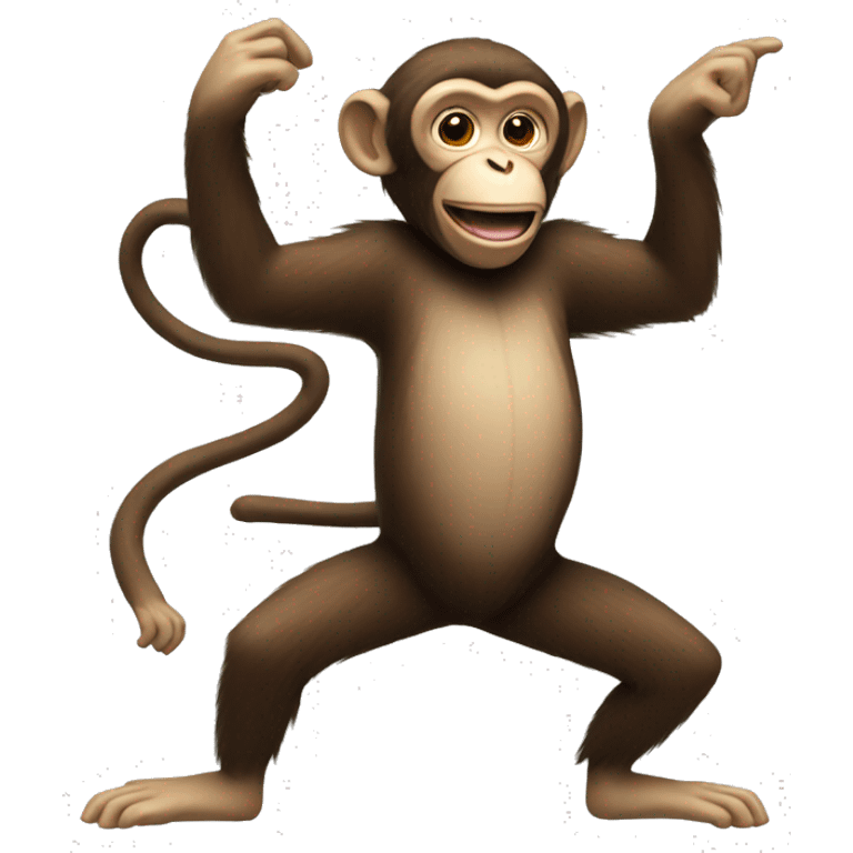 Monkey dancing emoji