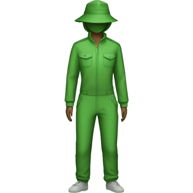 green jumpsuit emoji