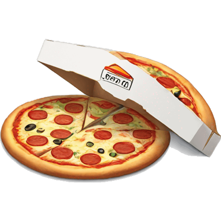 Pizza delivered.  emoji