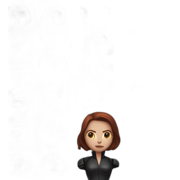 Scralett Johanson black widow emoji