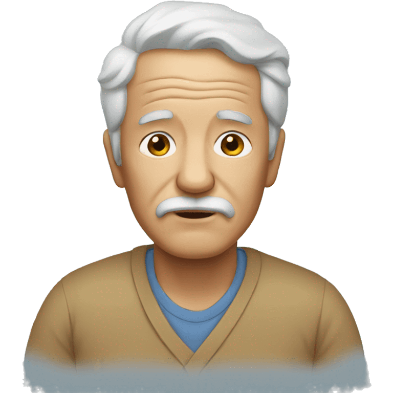 sick grandfather emoji