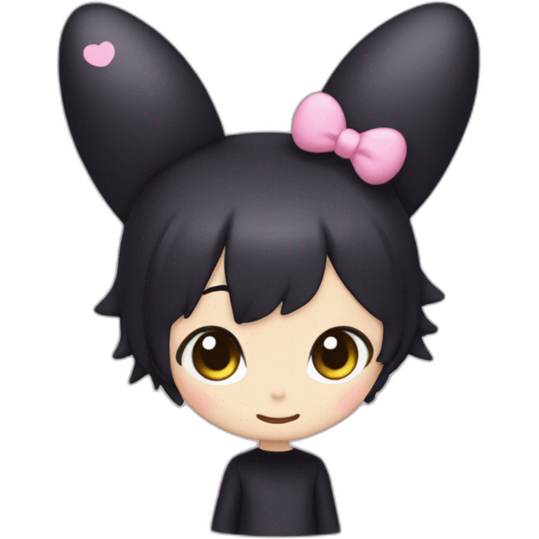 Kuromi sanrio emoji