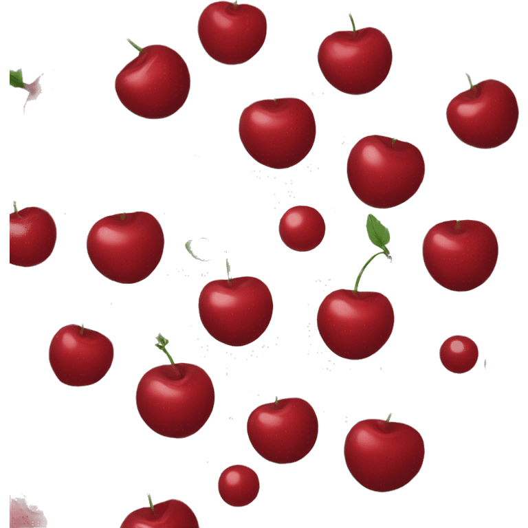 Cherry christmas emoji