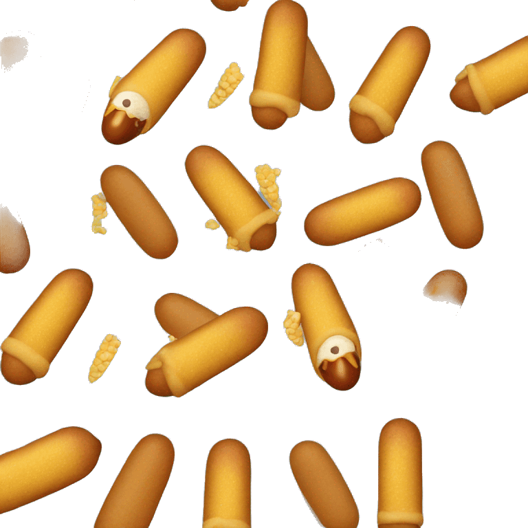 Corn dog surfing  emoji