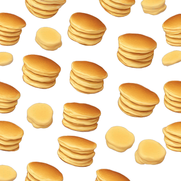 A stack of fluffy pancakes  emoji