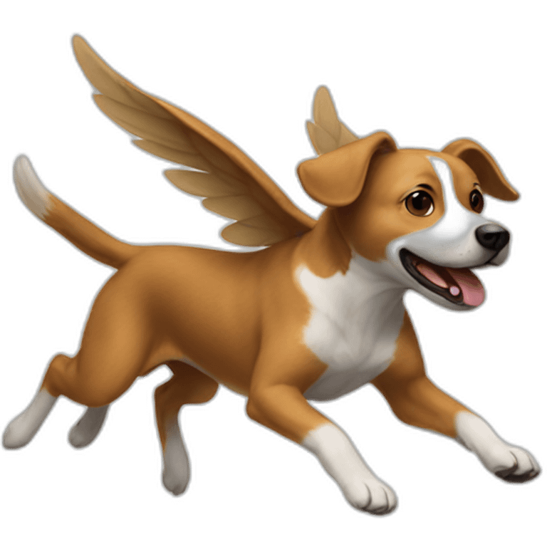 flying-dog emoji