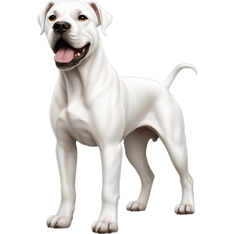 Dogo Argentino Dog Breed Full Body emoji