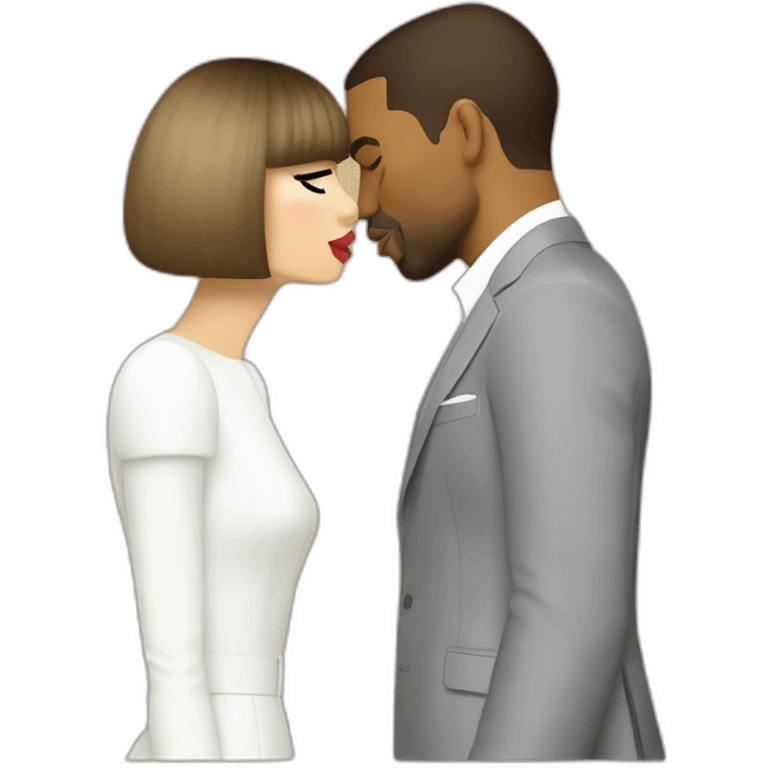 anna wintour kiss Kim kardashin emoji