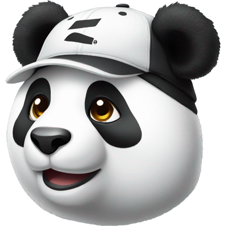 Panda wearing Nike cap emoji