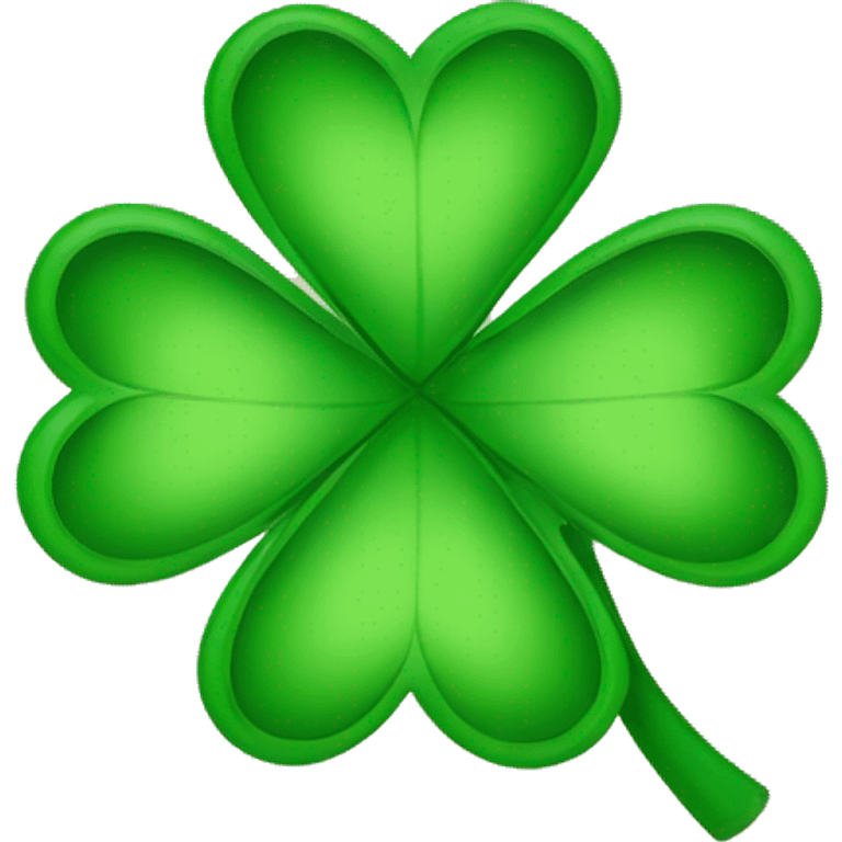 three clover emoji