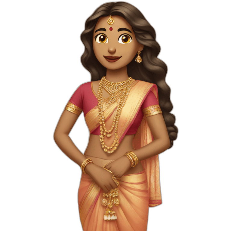 indian elegance emoji