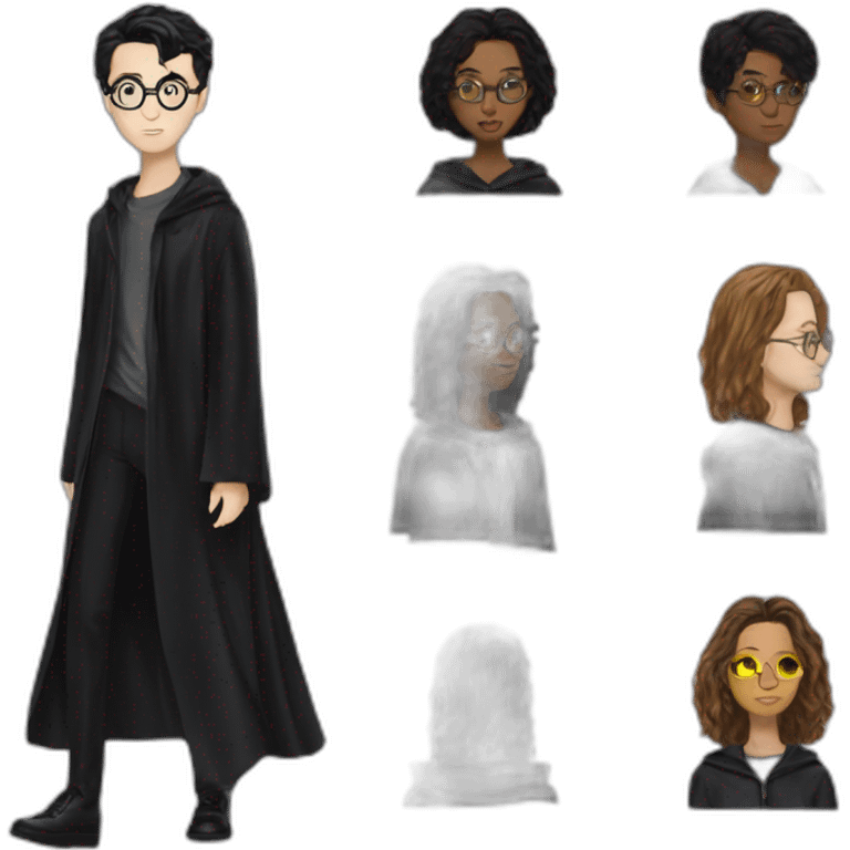 Harry potter wearing balenciaga emoji