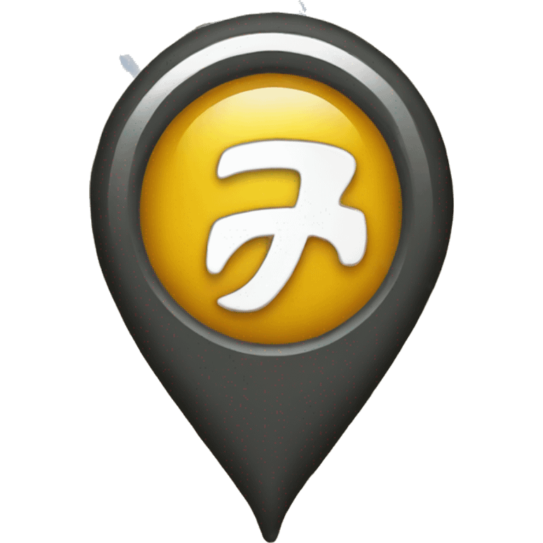 a pin on a map emoji