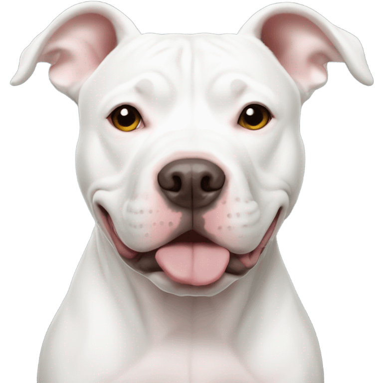 White pit bull emoji