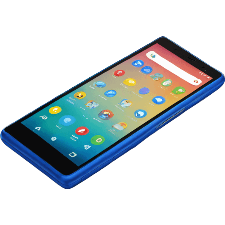 Teléfono infinix hot 30i color azul emoji