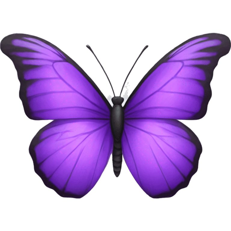 Purple butterfly emoji