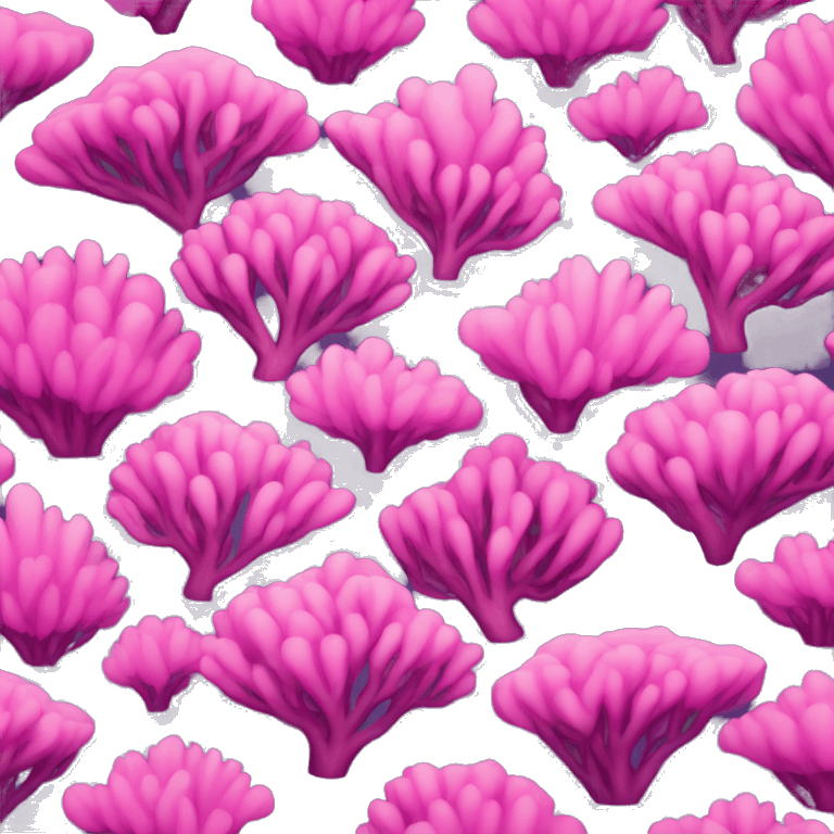 Pink reef  emoji