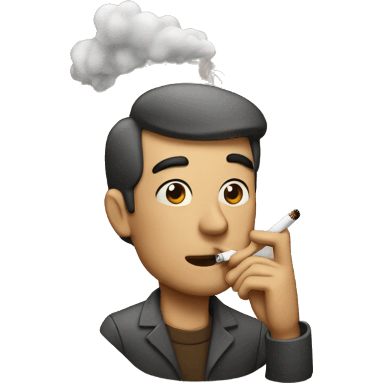 Man smoking  emoji