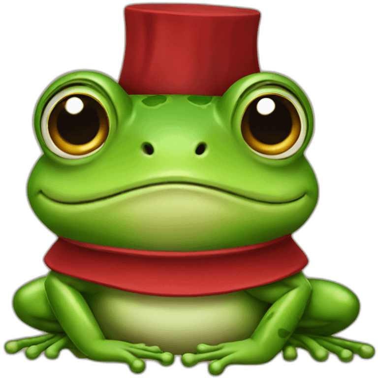 frog with a fez emoji